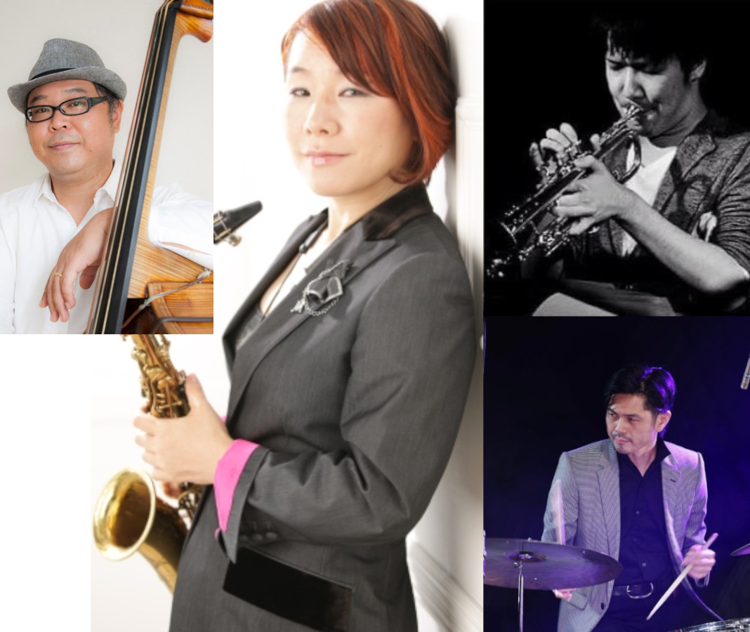 小林美千代(as)Quartet 館岡紅介(tp)坂崎拓也(b)倉田大輔(ds)