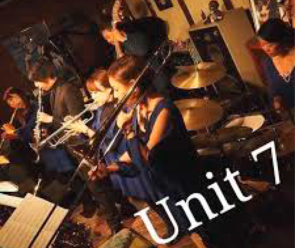 UNIT7 片桐一篤(p)筒井奏子(tp)加藤大智(fl,ss)塚本奈加(ts)西山友望(tb)名古路一也(b)上野智子(ds)
