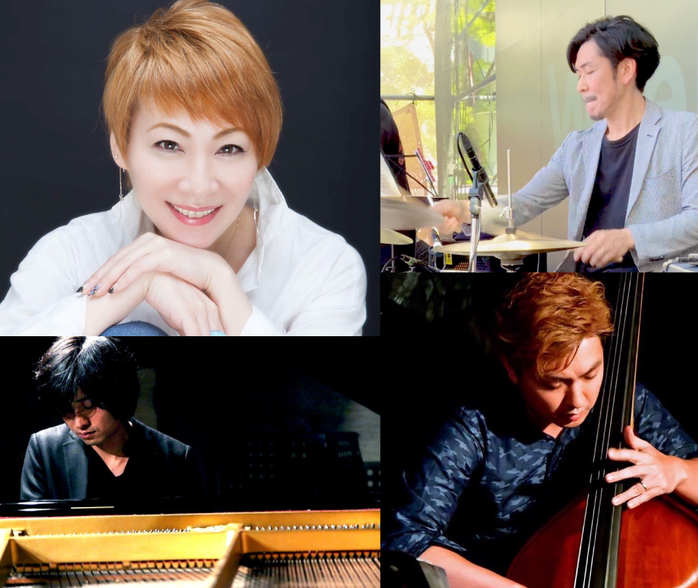 尾方隆子(vo)BAND 林祐市(p)出宮寛之(b)砂掛裕史朗(ds)