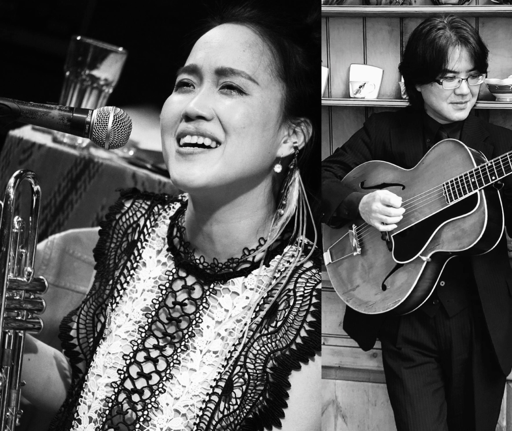 中村好江「Trad Jazz Duo」アルバム発売記念ライブ 中村好江(tp)佐久間和(gt)from東京