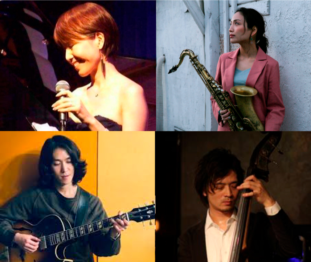 Juju Sumire with Beauty & the Beast Juju Sumire(vo)横原由梨子(ts)成瀬明(gt)島田剛(b)