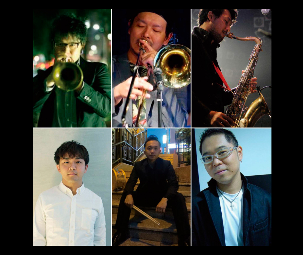 天野雅康(ds)Sextet 長瀬良司(tp)瀬利優彰(ts)餌取雄一郎(tb)島田剛(b)平光広太郎(p)