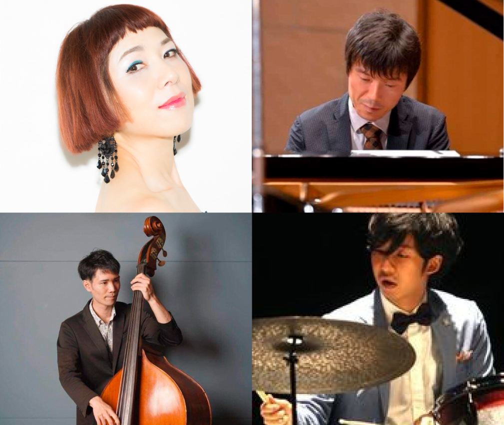 赤崎真由美(vo)BAND 近藤有輝(p)荒川悟志(b)浅井翔太(ds)