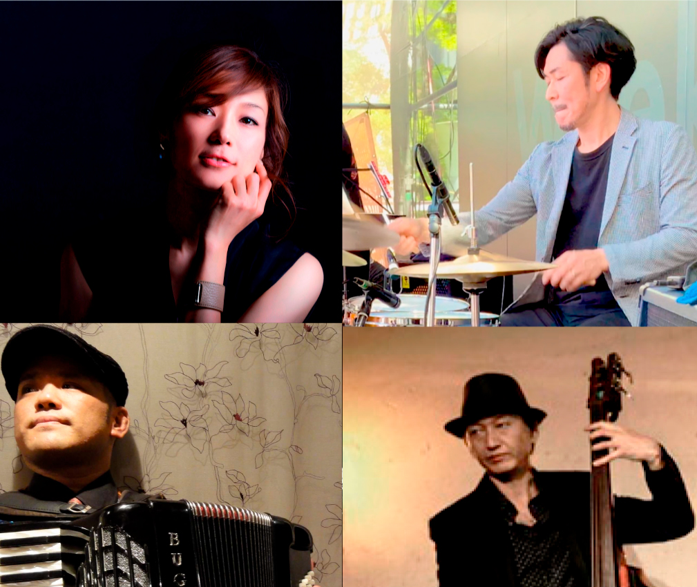 yuki(vo)Quartetto TitoMonte(acc,p)大久保健一(b)砂掛裕史郎(ds)