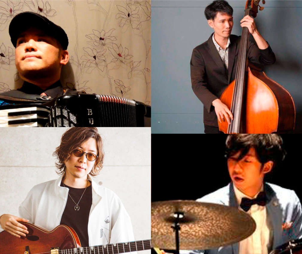 Tito Monte(p,acc)BAND 伊藤寛哲(gt)荒川悟志(b)浅井翔太(ds)