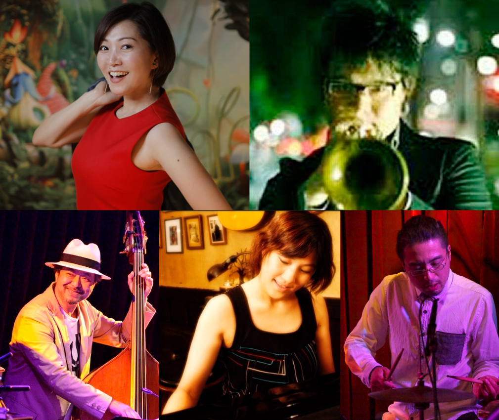 大友玲子(vo)BAND 長瀬良司(tp)中嶋美弥(p)名古路一也(ｂ)山下佳孝(ds)