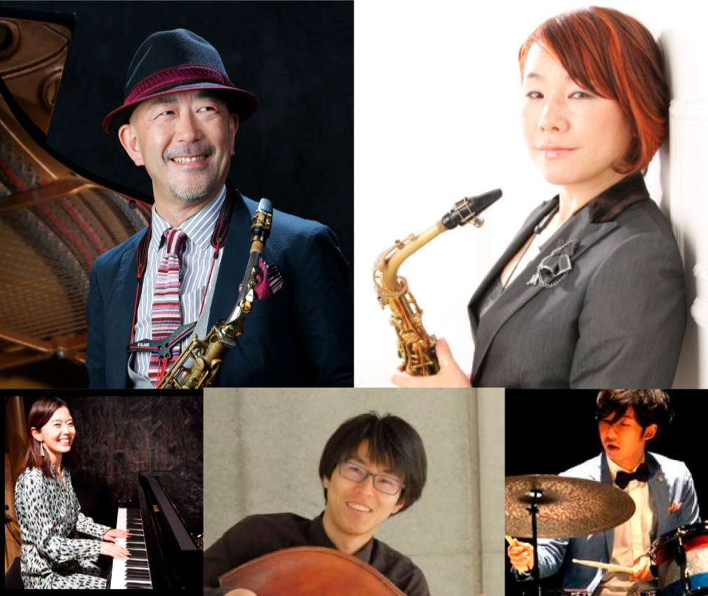 アルト2管セッション 小林美千代(as)多田誠司(as)森永理美(p)菅原森央(ｂ)浅井翔太(ds)