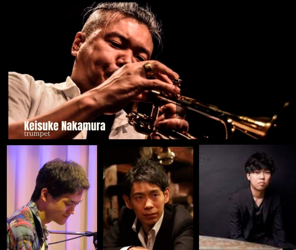 中村恵介HUMADOPE 中村恵介(tp)市川空(p,key)金森もとい(b)高橋直希(ds)