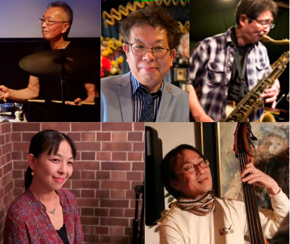 小西雅也(vo)＆上田和夫(ds)Quartet 福永幸治(ts)福田義明(b)松永有希子(p)