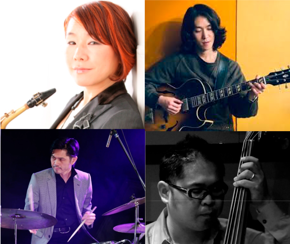 小林美千代(as)Quartet 成瀬明(gt)島田剛(b)倉田大輔(ds)