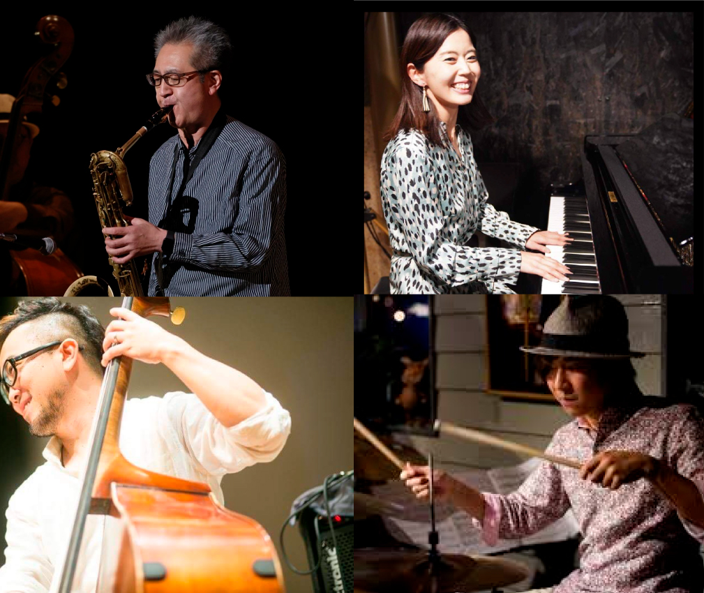 岩持芳宏(sax)Quartet Ⅱ 森永理美(p)長谷川英喜(b)浅井翔太(ds)