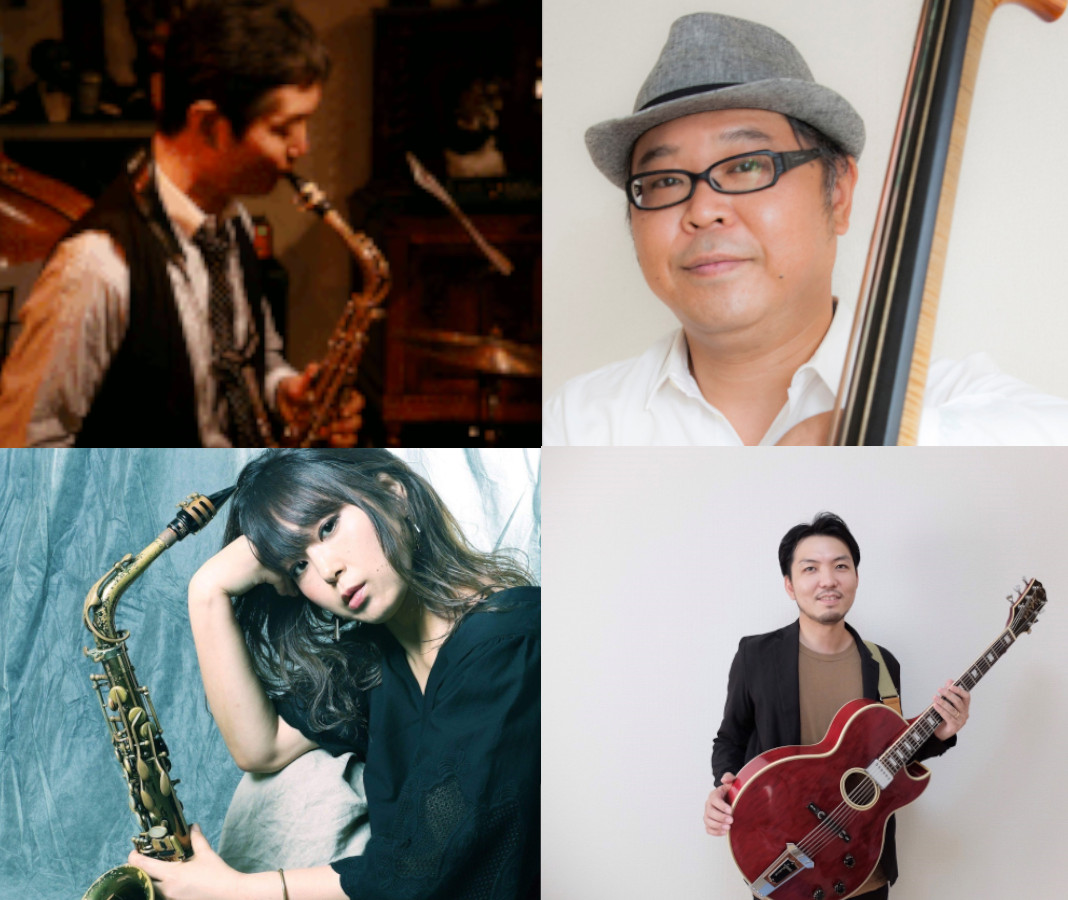 椿田薫(as)4 早川ふみ(as)清水行人(gt)島田剛(b)