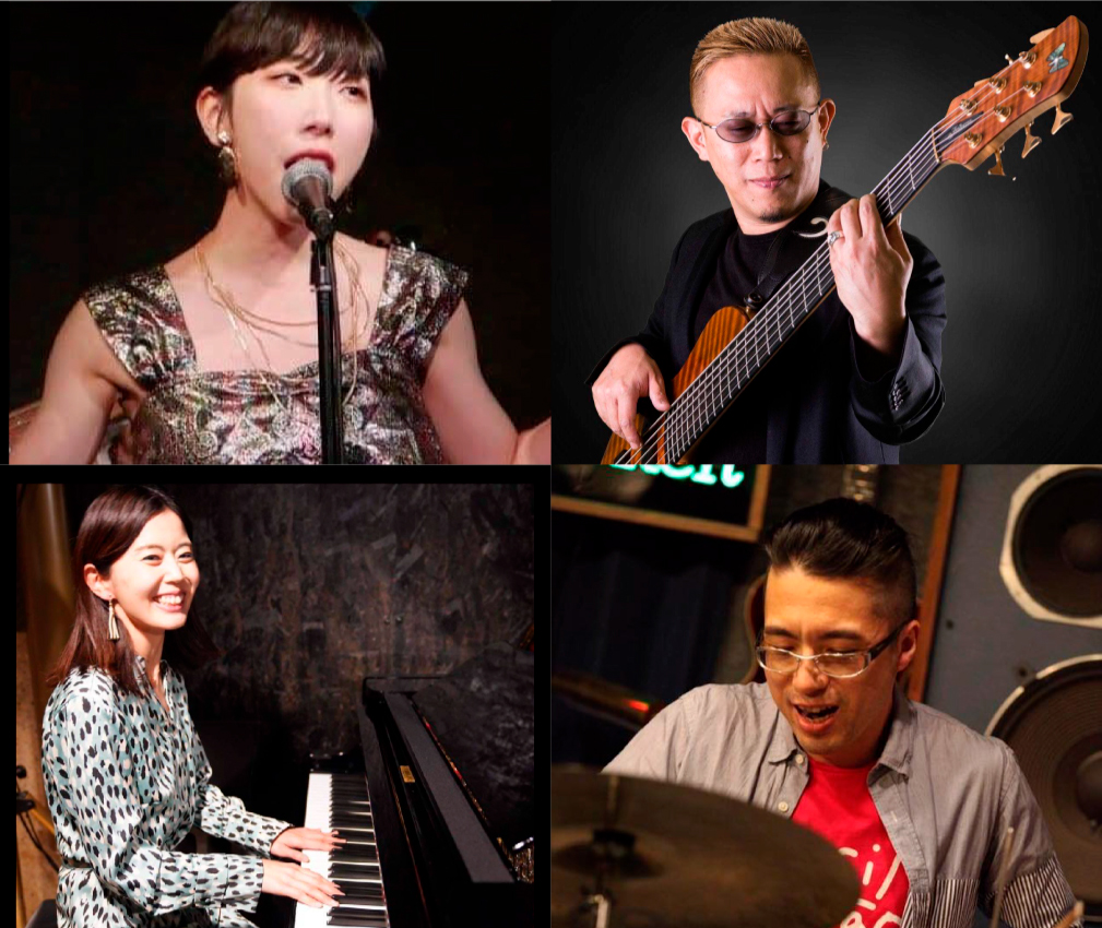 NAO SHIBATA BAND 柴田菜央(vo)森永理美(p)興津博規(el-b)山下佳孝(ds)