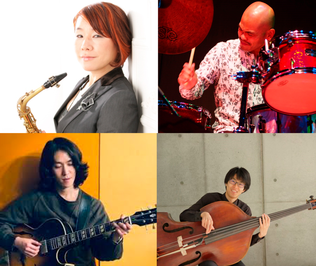 小林美千代(as)Quartet feat. 江藤良人(ds) 成瀬明(gt)菅原森央(b)
