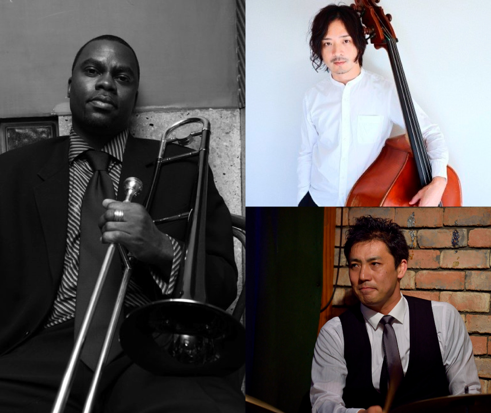 Stafford Hunter Japan Tour 2026 Celebrating Miles & Trane at 100 スタッフォード・ハンター(tb)坂崎拓也(b)黒田和良(ds)