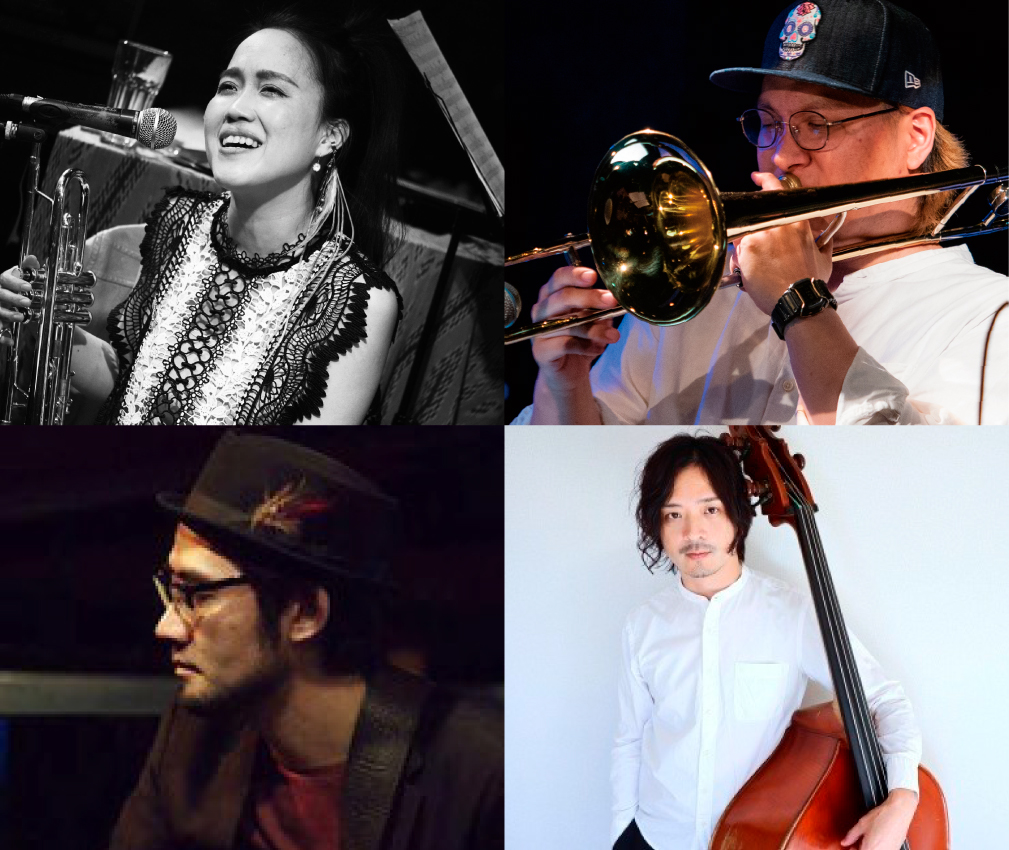Nagoya Special Trad Session vol.4 中村好江(tp)山本健人(tb)原努(gt)坂崎拓也(b)
