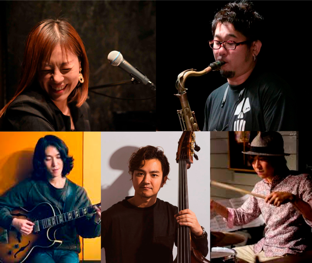 森谷ワカ(p,vo)Quintet 山崎貴大(ts)成瀬明(gt)出宮寛之(b)浅井翔太(ds)