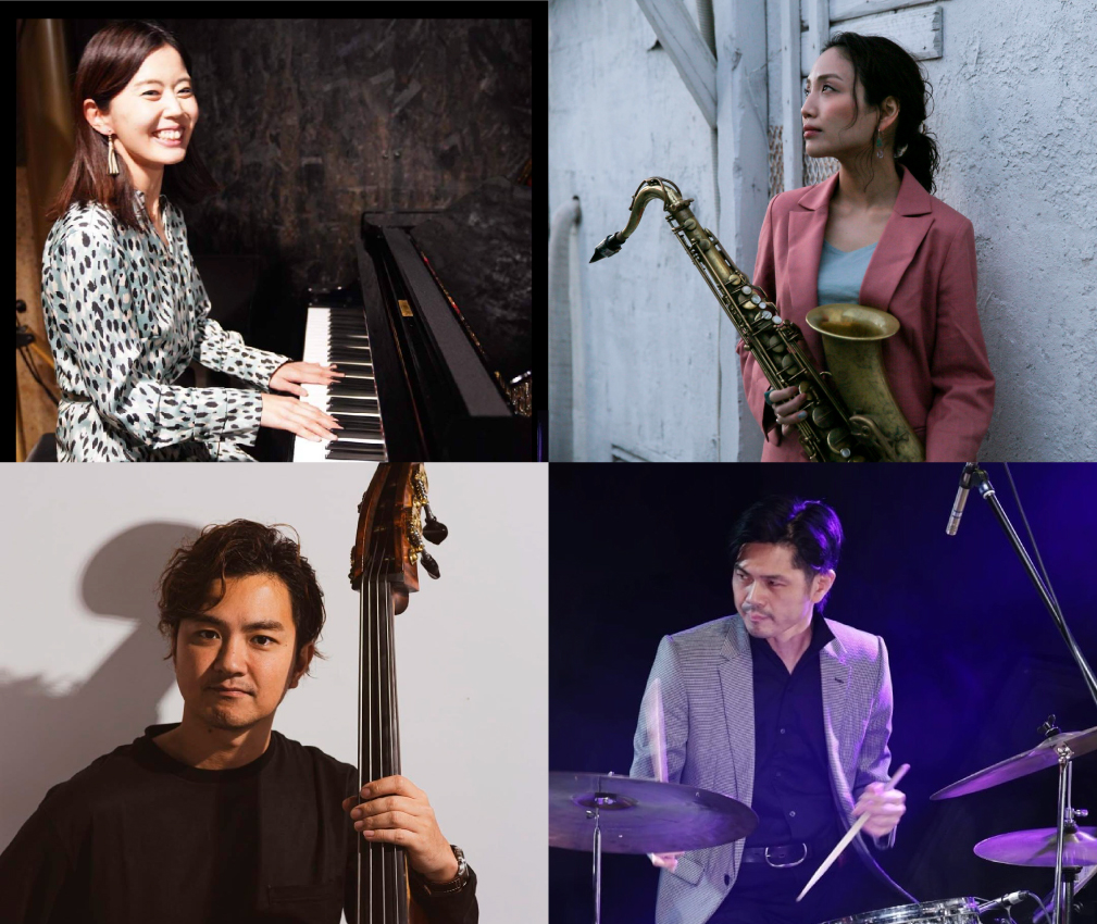 森永理美(p)Quartet 横原由梨子(ts)出宮寛之(b)倉田大輔(ds)