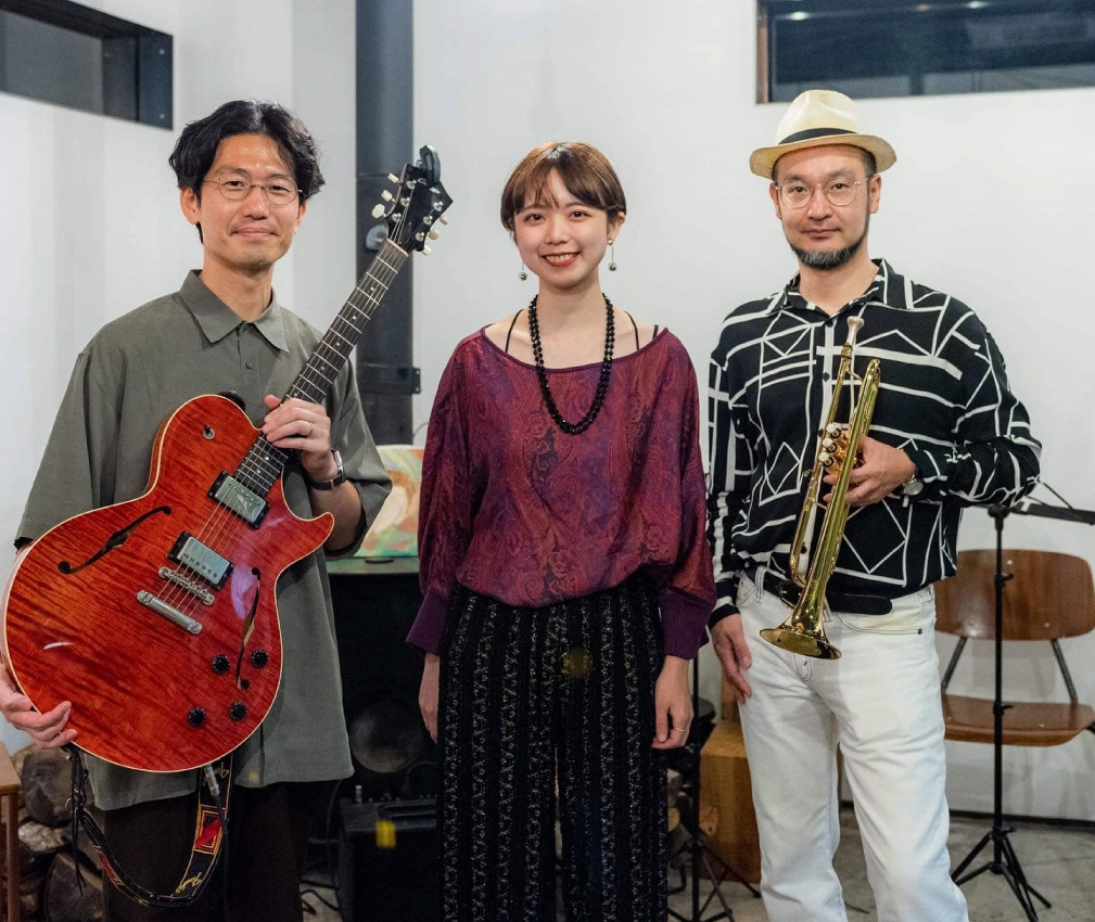 矢崎恵理(vo)2ndアルバム”HOME”リリース記念ライブ 島裕介(tp,flug,fl)中村かずひと(gt)平光広太郎(p)