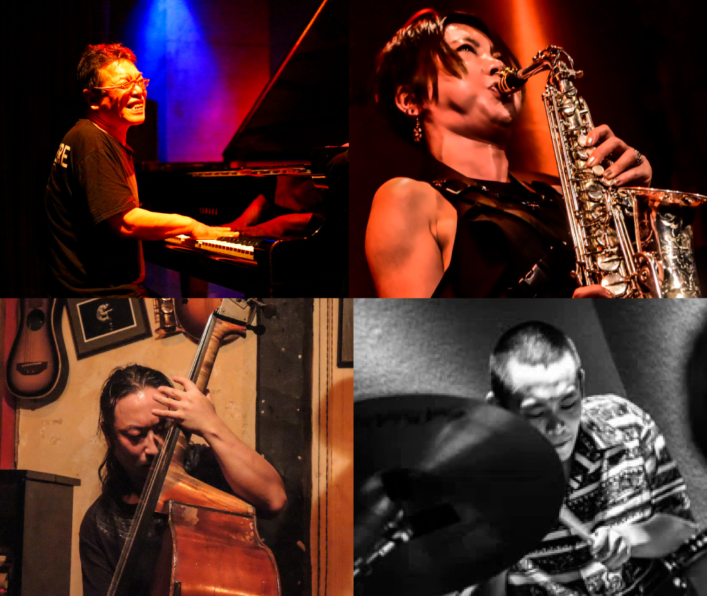 板橋文夫(p)Trio + special guest: 纐纈之雅代(as) 瀬尾高志(b)大儀見海(ds)