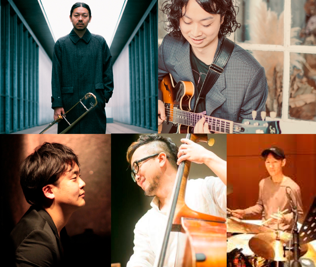 餌取雄一郎(tp)Quintet 竹中勝哉(gt)平光広太郎(p)長谷川英喜(b)三宅昌徳(ds)