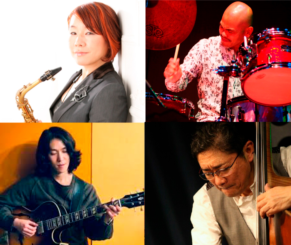 小林美千代(as)Quartet feat.江藤良人(ds) 成瀬明(gt)加藤雅史(b)
