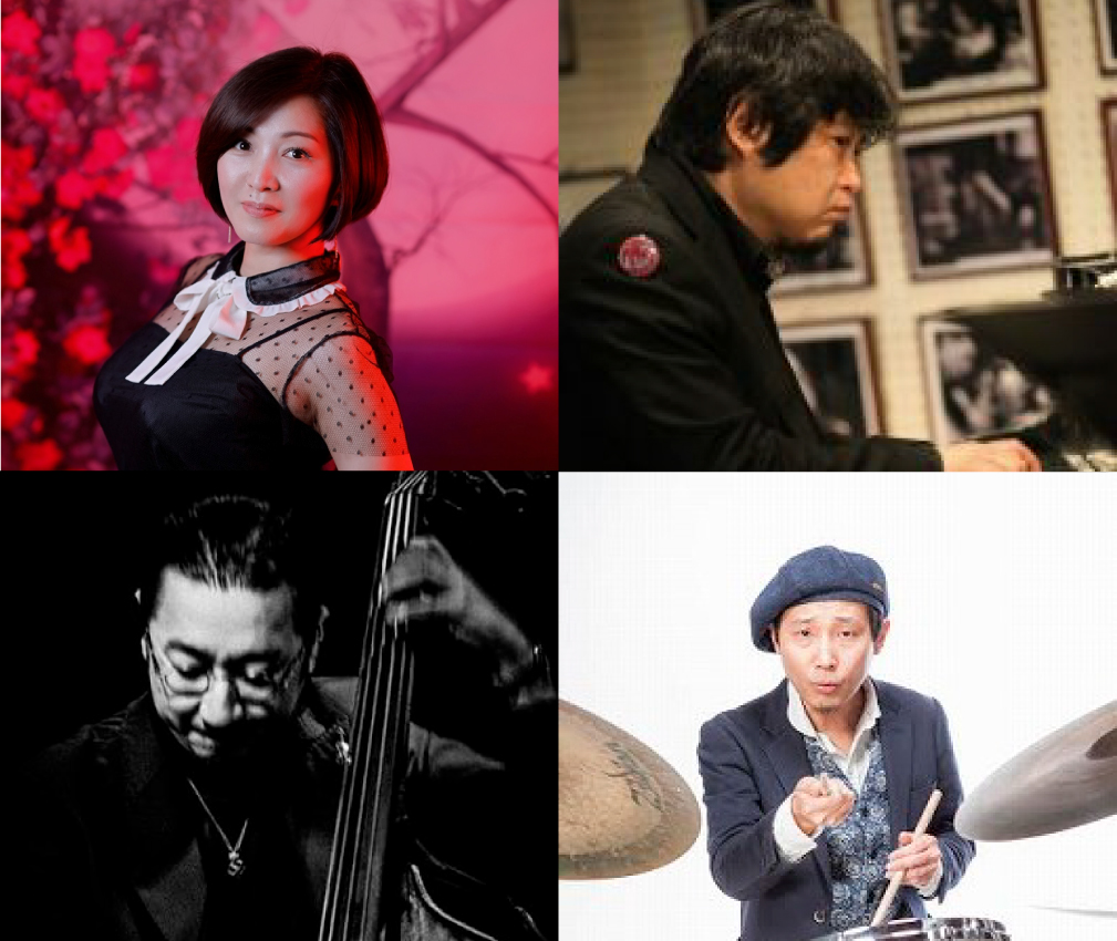 大友玲子(vo)BAND 片桐一篤(p)木全希巨人(b)野村陽三(ds)