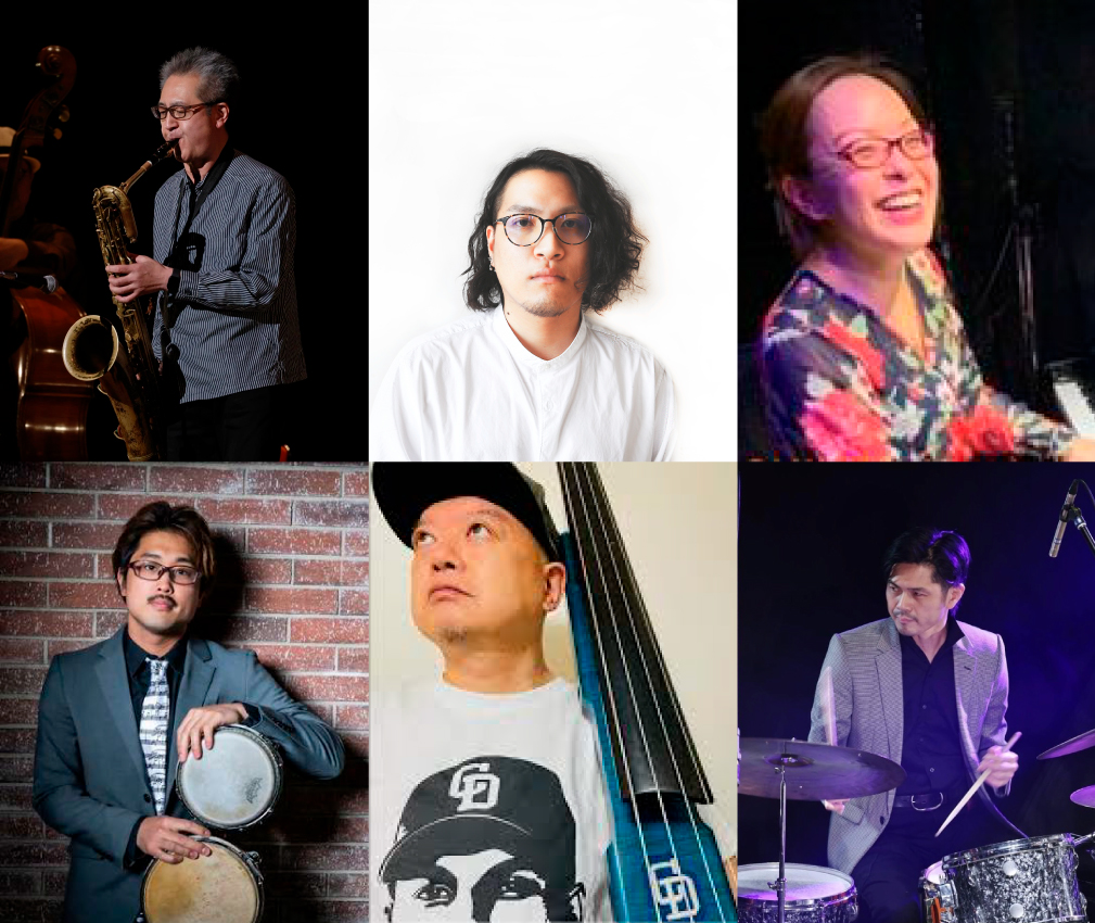 Sexteto De La NAGOYA 岩持芳宏(as,cl)山本健人(tb,fl)SHIHO(p)坂田ブンテイ(b)荒川B琢哉(congas)倉田大輔(ds,timba)