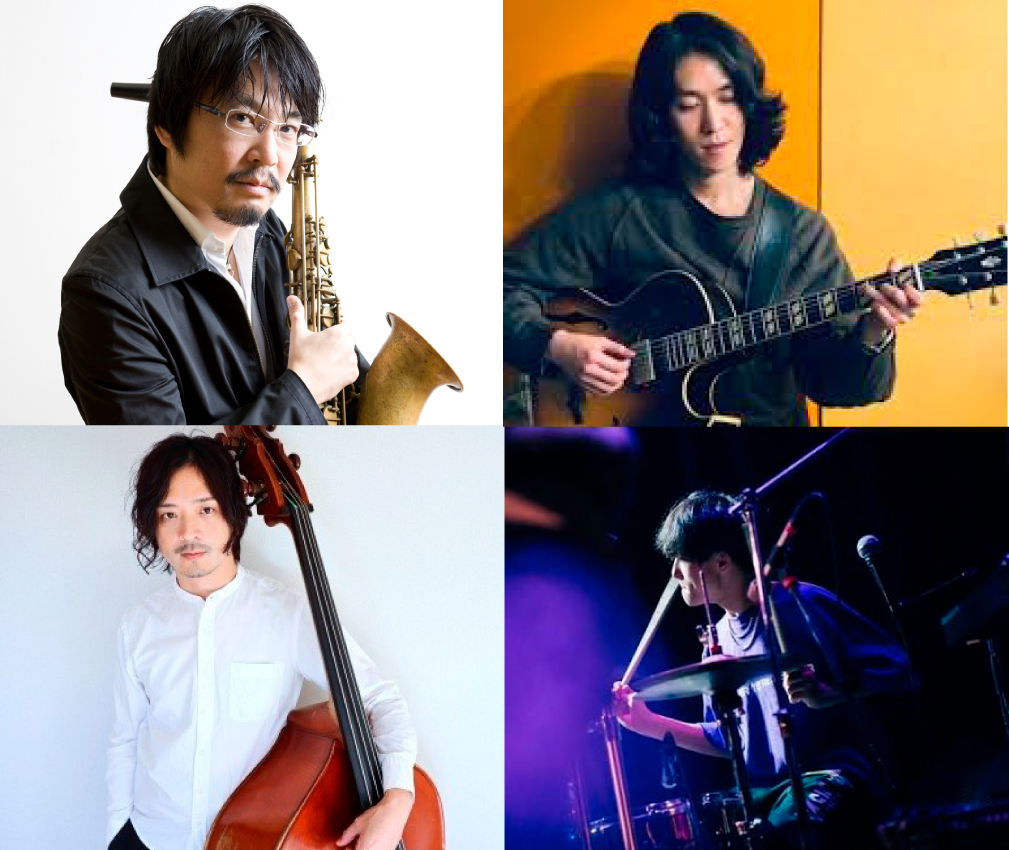 川嶋哲郎(ts)&スタンダーズ 成瀬明(gt)坂崎拓也(b)otonori(ds)
