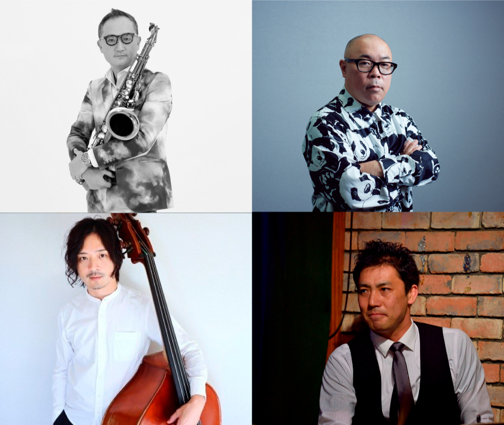 浜崎航(sax)Quartet 後藤浩二(p)坂崎拓也(b)黒田和良(ds)